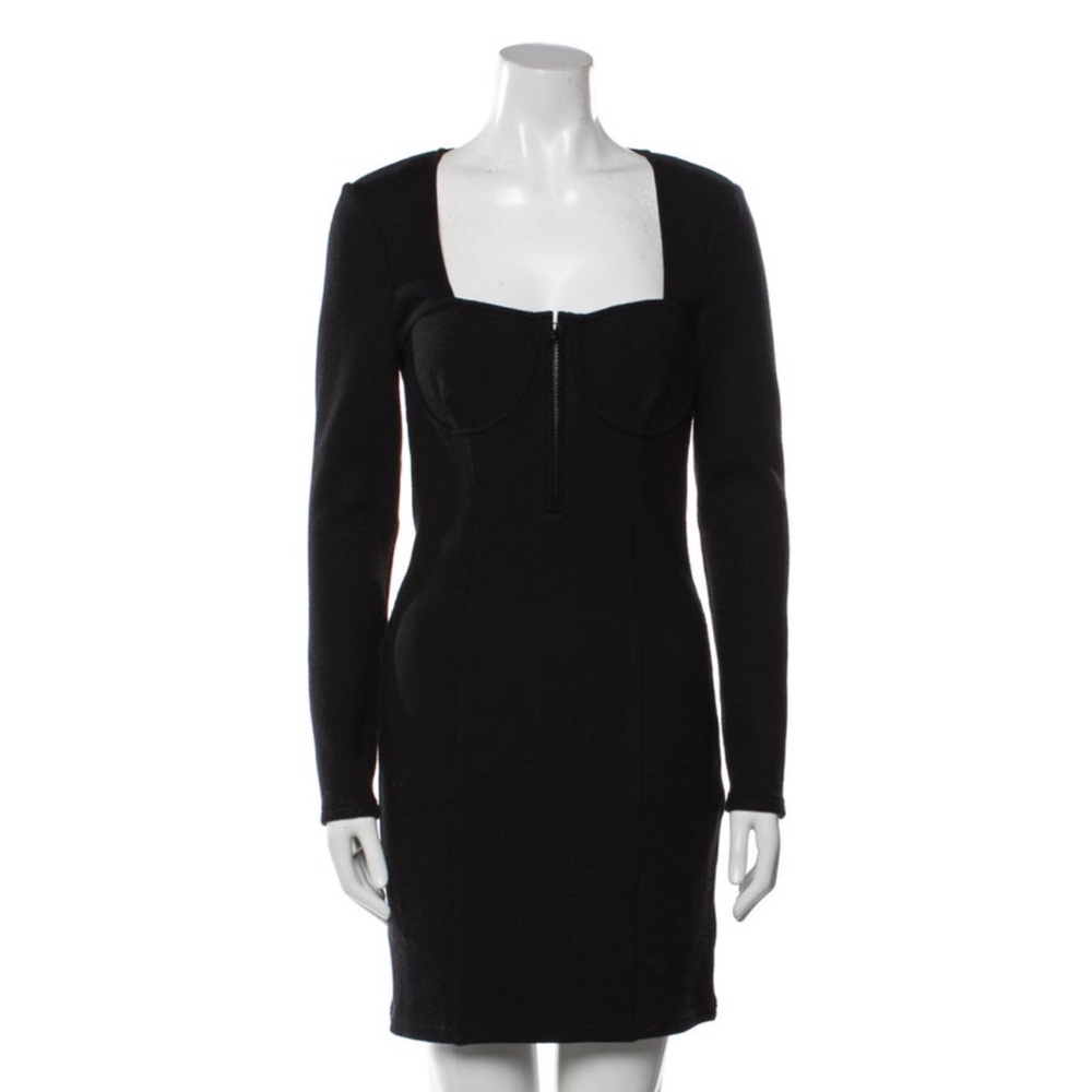 Jonathon Simkhai Elegant Black Long Sleeve Dress